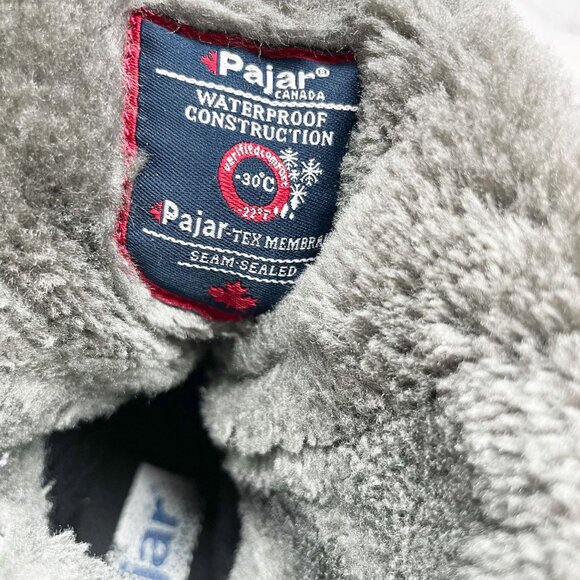 Pajar Canada Iceberg Faux Fur Waterproof Boot US Size 5 - 5.5 Black Brown Winter - Picture 8 of 12